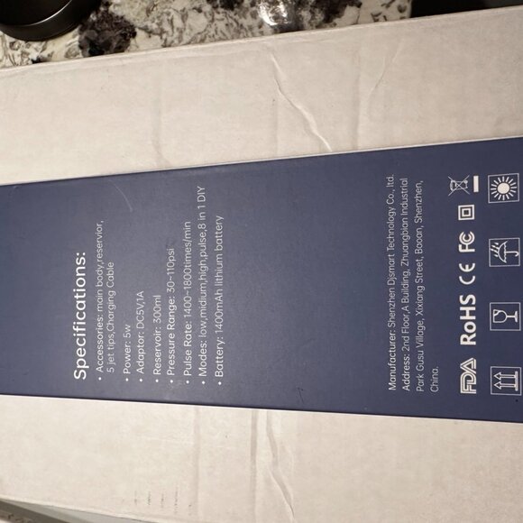 ByDiffier Portable Oral Irrigator – Cordless Water Flosser - Picture 2 of 4